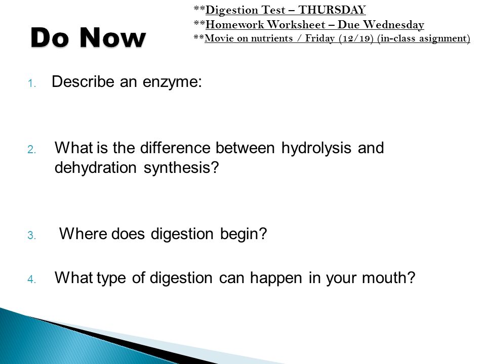 Deffernces between hydrolysis and dehydration sythesis